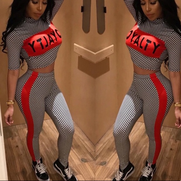 Other - Royalty Crop Top Set